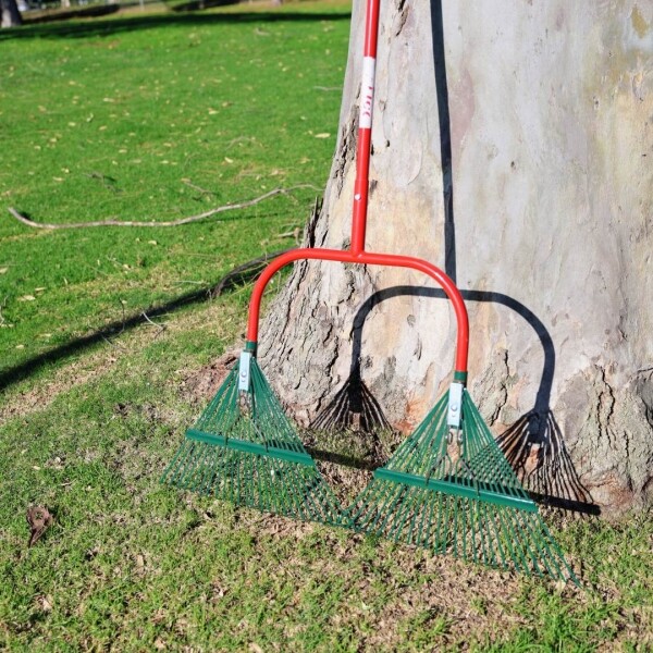 Dual Head Maintenance Rake on tree TLTDHR48