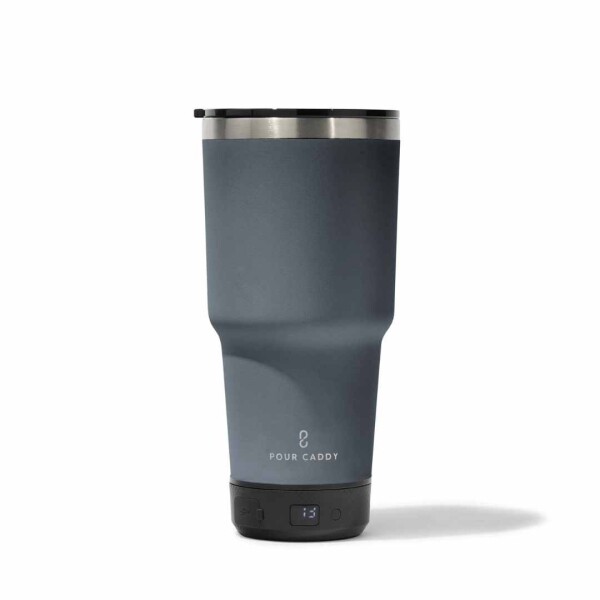 Go Caddy 28oz Vibe Tumbler - 3 Base Options- grey - power bank