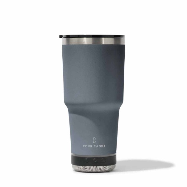 Go Caddy 28oz Vibe Tumbler - 3 Base Options- grey - solo speaker