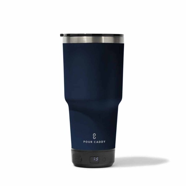 Go Caddy 28oz Vibe Tumbler - 3 Base Options- navy blue - power bank