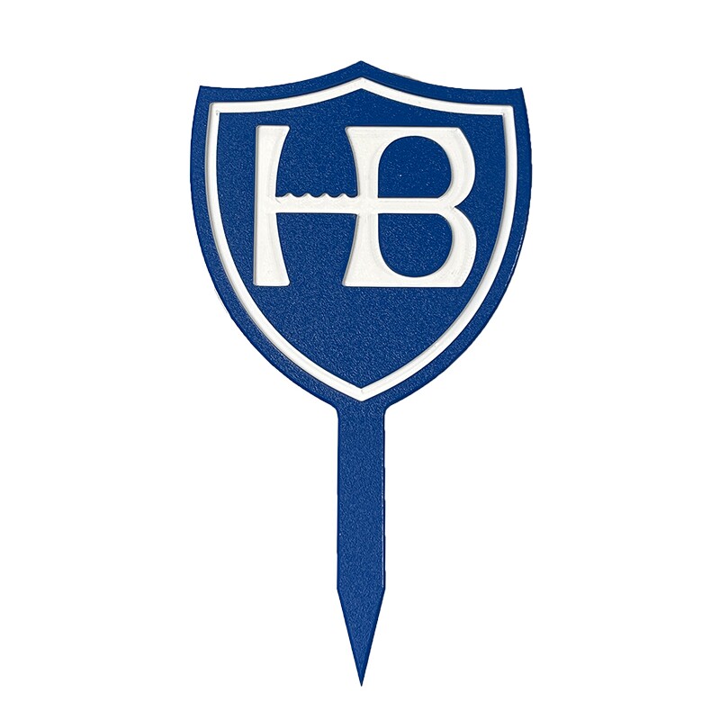 Image of Perma Core Plastic Shield HB tee maker in blue and white