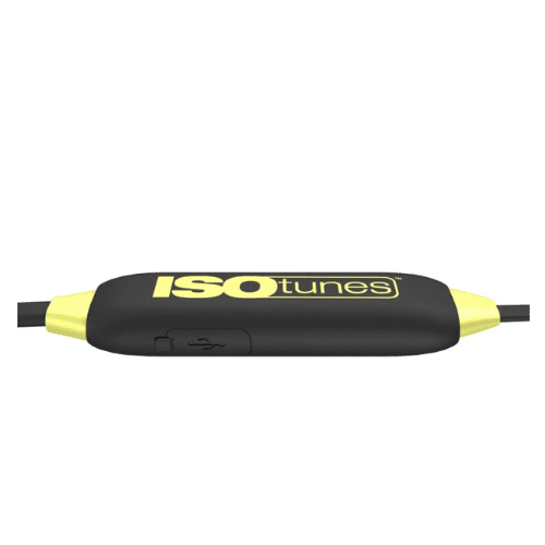 ISOtunes Xtra 2.0 Noise-Isolating Bluetooth Earbuds - Safety Yellow