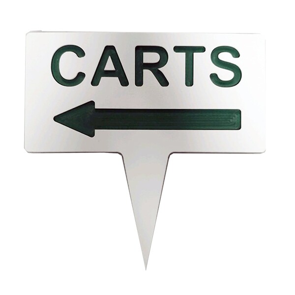 1_8_ Single Spike Aluminum Fairway Signs