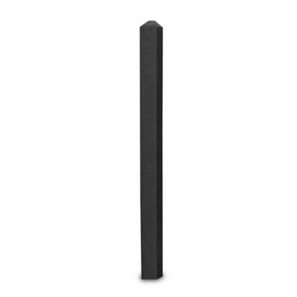 Recycled Plastic Lumber Sign Posts - Black
