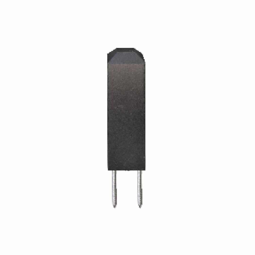 Recycled Plastic Lumber Traffic Post - Black