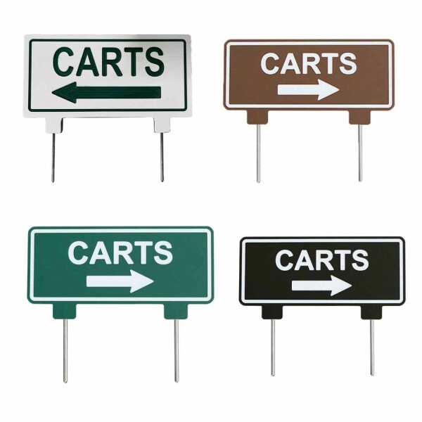 Small Double-Spike Fairway Signs – Perma-Core
