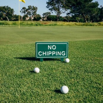 Small Double-Spike Fairway Signs – Perma-Core