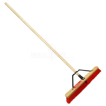Corona push broom 24-inch wide head with bristles