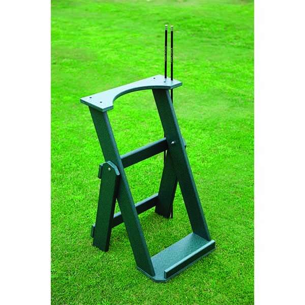 Folding Bag Stand - Recycled Lumber - Image 2