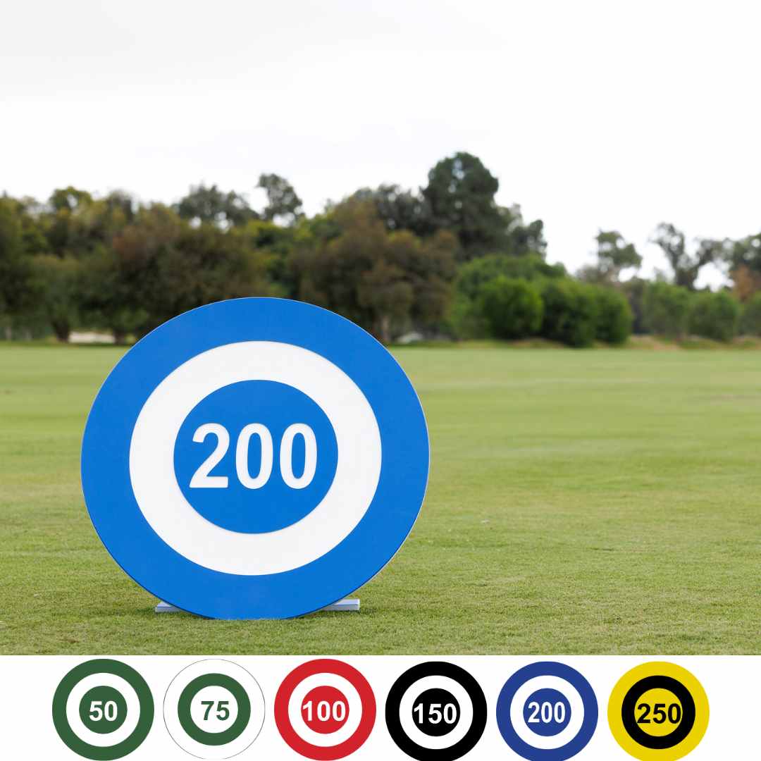 Bullseye Driving Range Yardage Targets