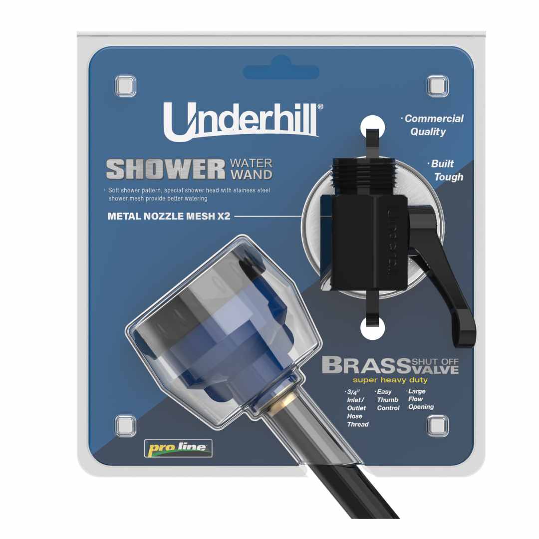 RainPro Gentle Rain Shower Wand - Underhill International - Package