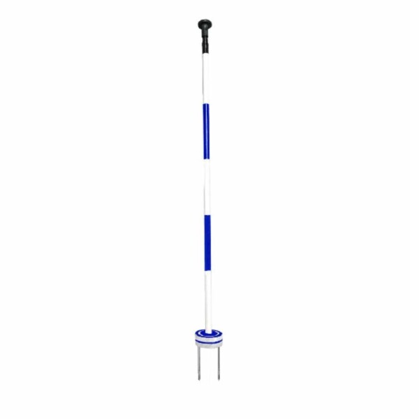 Premium Cupless Practice Green Markers - Blue_White Stripe