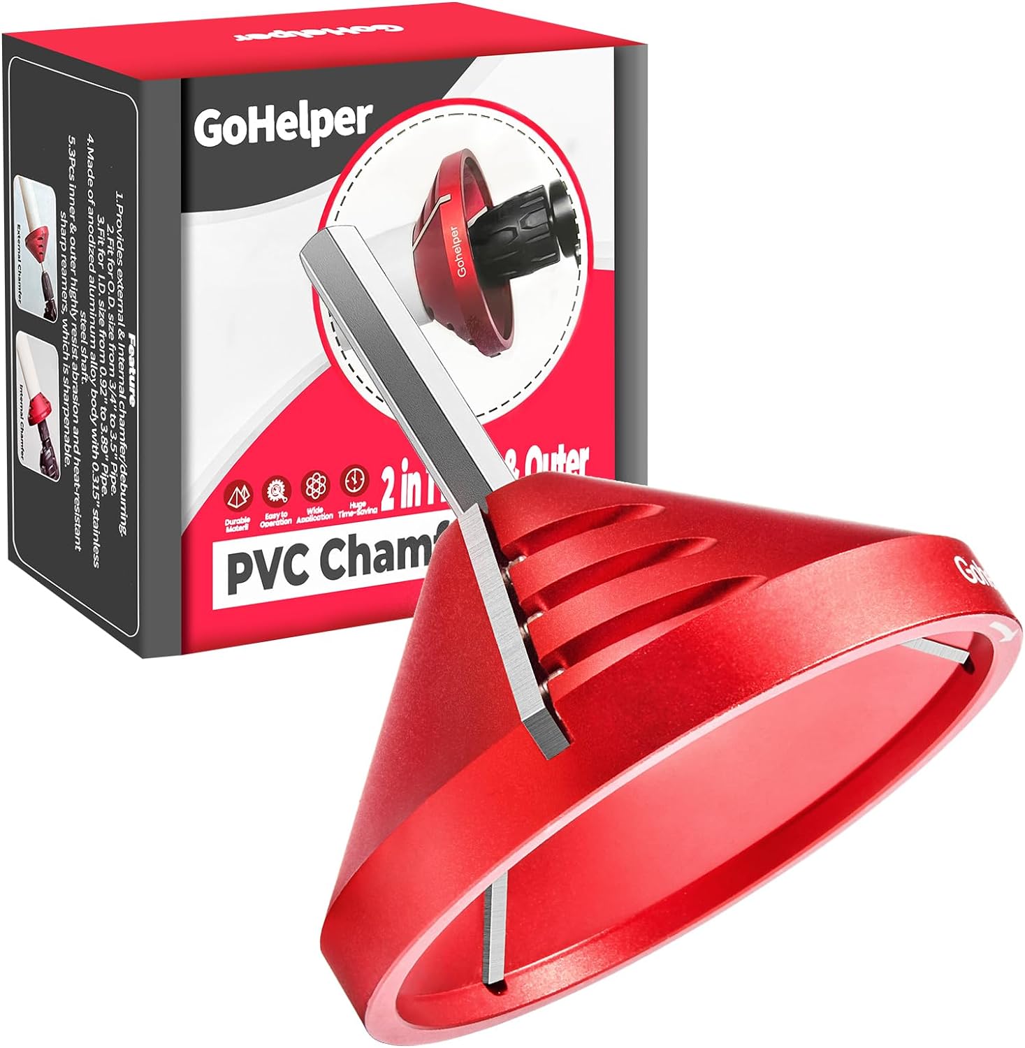 2 in 1 Inner-Outer PVC Deburring Tool