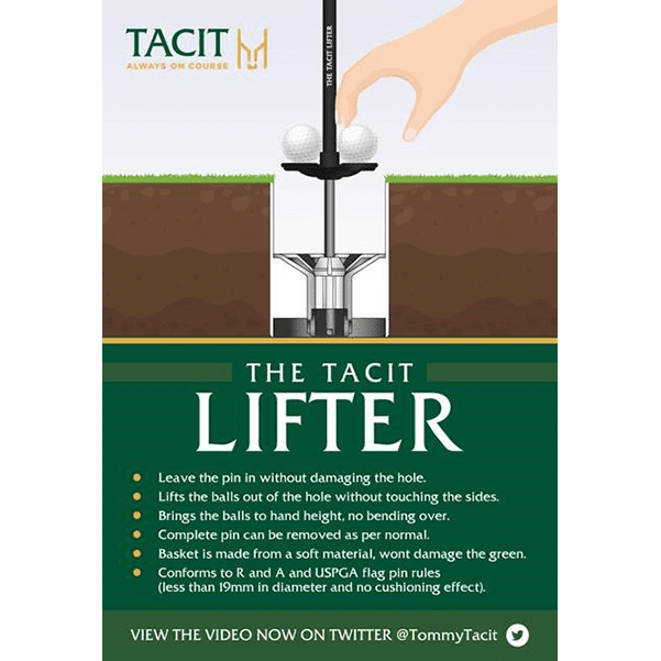 The Tacit Lifter Golf Ball Retriever & Cup Saver - Image 2