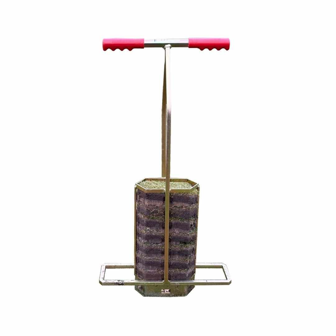 Turf-Tec 4_ x 8_ X 2_ Deep Hexagon Divot Turf Plugger