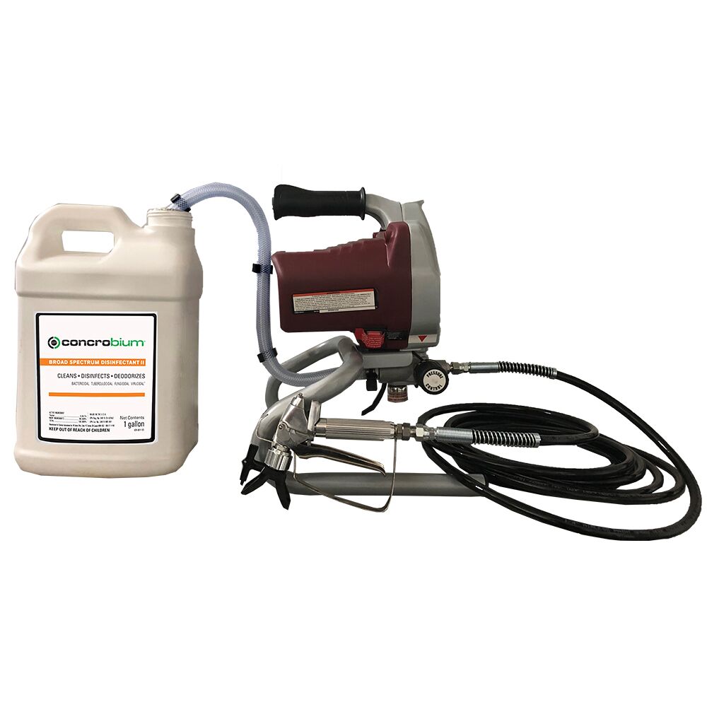 Commercial airless disinfectant sprayer